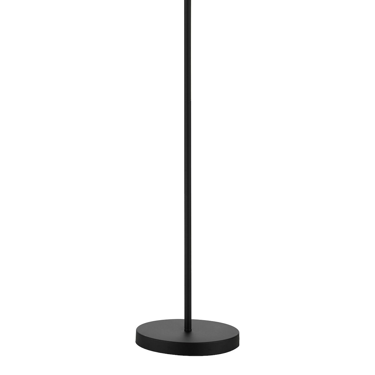 Ashworth 3 Light Floor Lamp Matt Black & Polished Chrome<br>Matt Black - Image 4