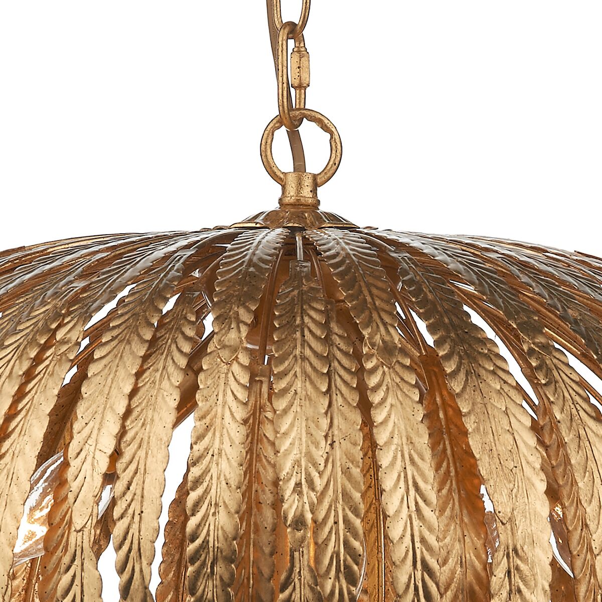 Atticus 5 Light Pendant Gold<br>Gold Leaf - Image 5