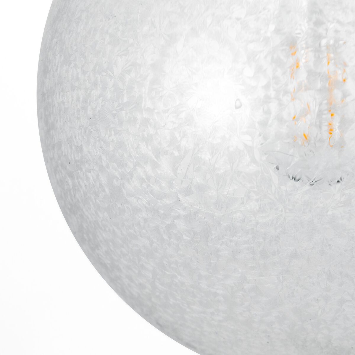 Avari 1 Light Pendant Satin Brass And Clear Frosted Glass<br>Frosted Glass - Image 4
