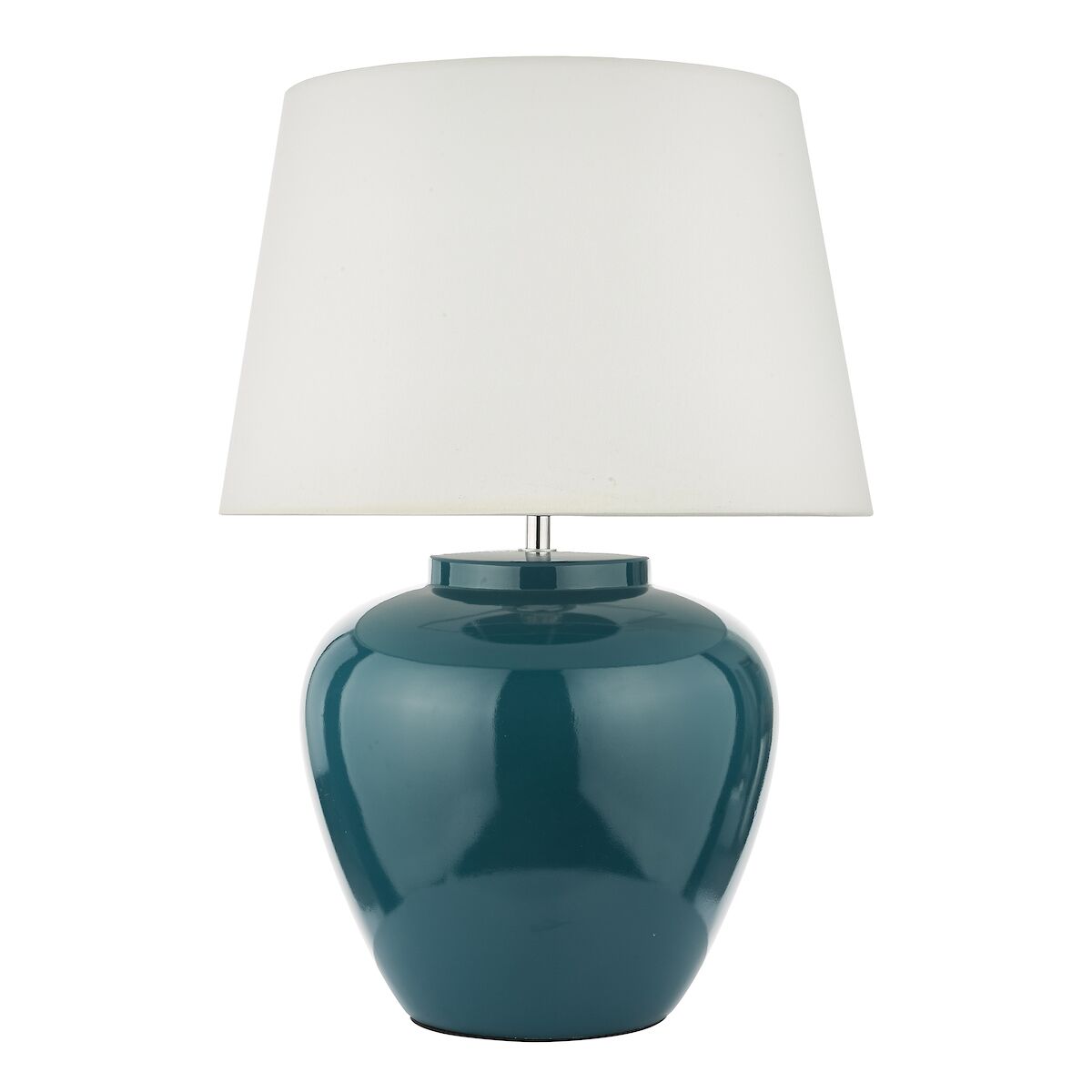 Ayla Table Lamp Blue Ceramic With Shade <br>Blue Ceramic - Image 2