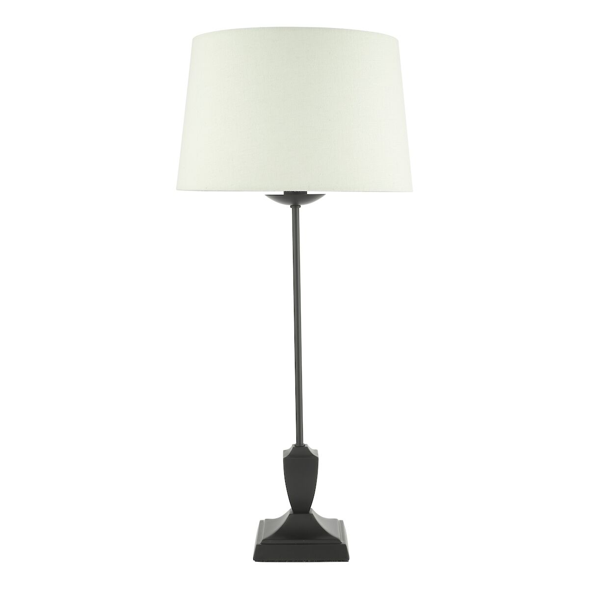 Bessa Table Lamp Satin Black With Shade <br>Satin Black - Image 5