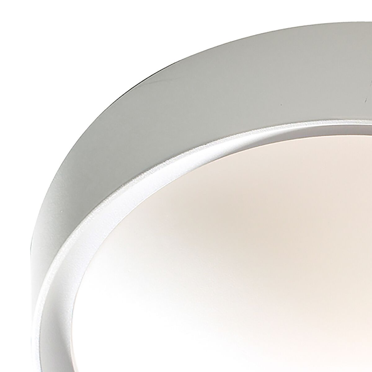 Beta Bathroom Flush White Acrylic & Opal Glass IP44White - Image 2
