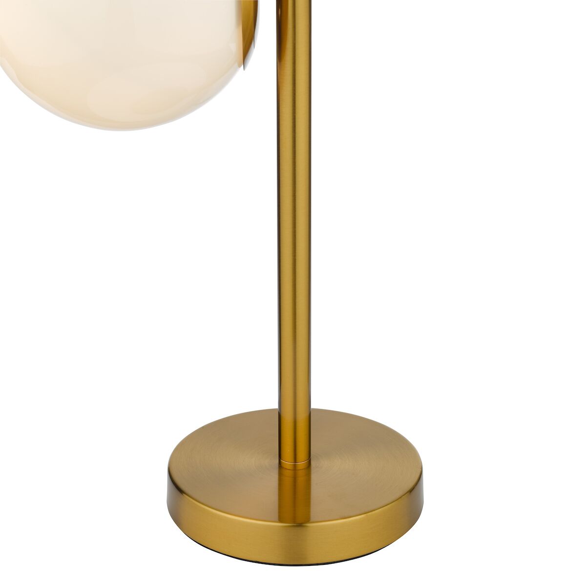 Bombazine 2 Light Table Lamp Natural Brass Opal Glass<br>Natural Solid Brass - Image 3