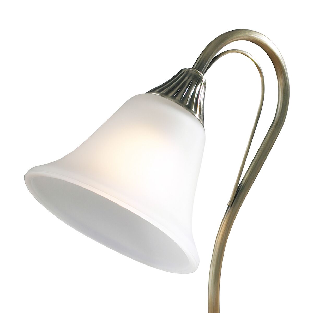 Boston Table Lamp Antique Brass Opaque Glass<br>Antique Brass - Image 3