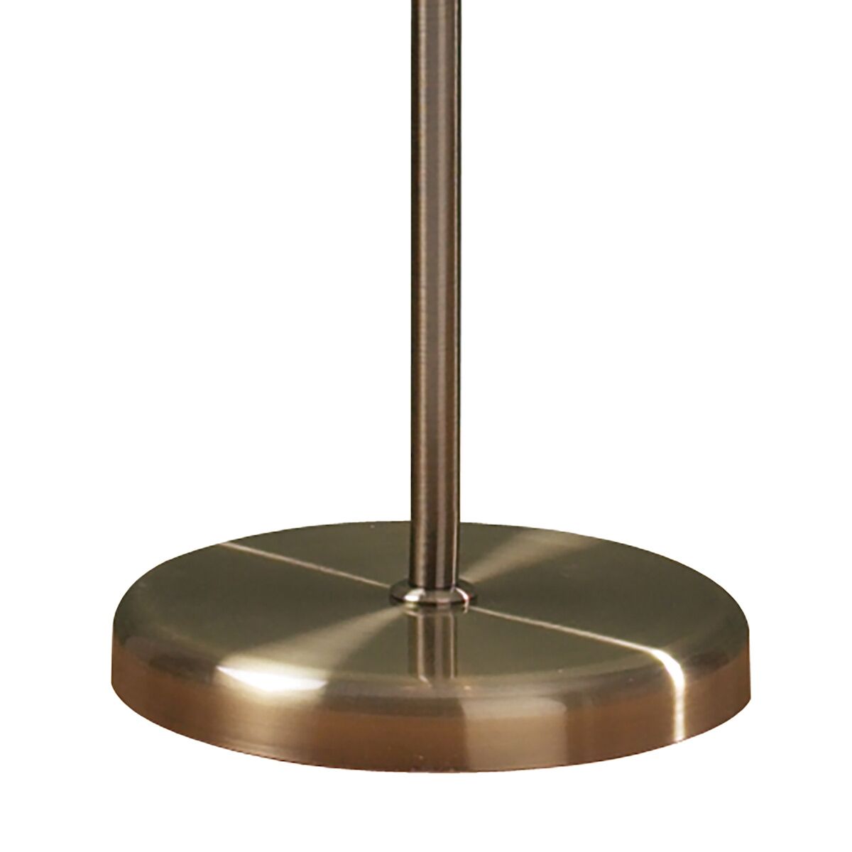 Boston 3 Light Floor Lamp Antique Brass Opaque Glass<br>Antique Brass - Image 3