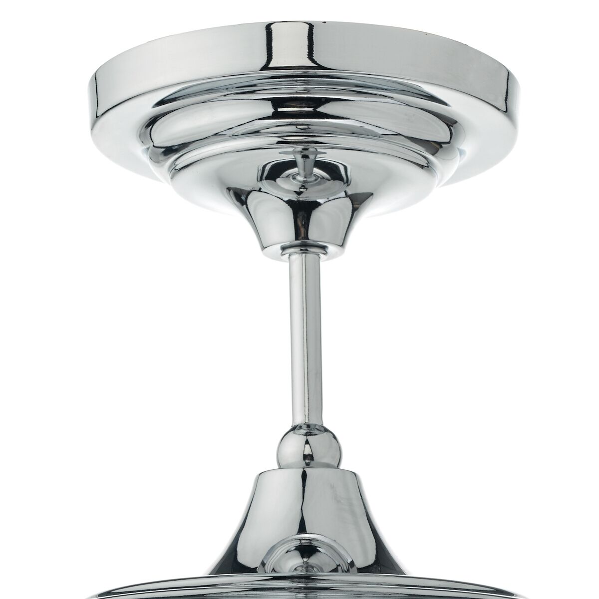 Caden Bathroom Semi Flush Polished Chrome Opal Glass IP44<br>Polished Chrome - Image 3