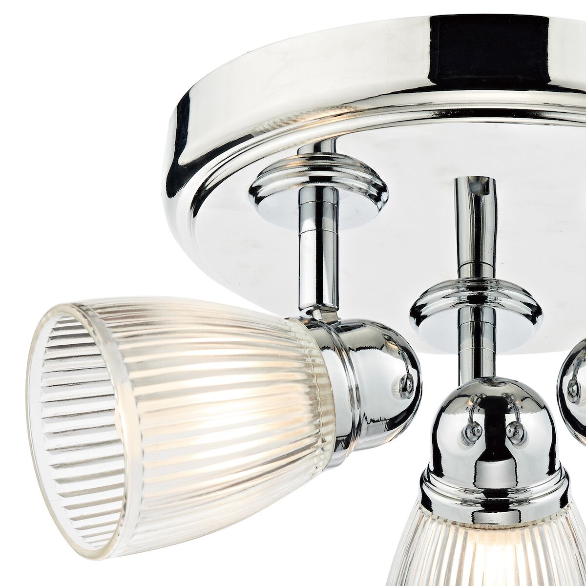 Cedric Bathroom 3 Light Spotlight Polished Chrome Glass IP44<br>Polished Chrome - Image 2