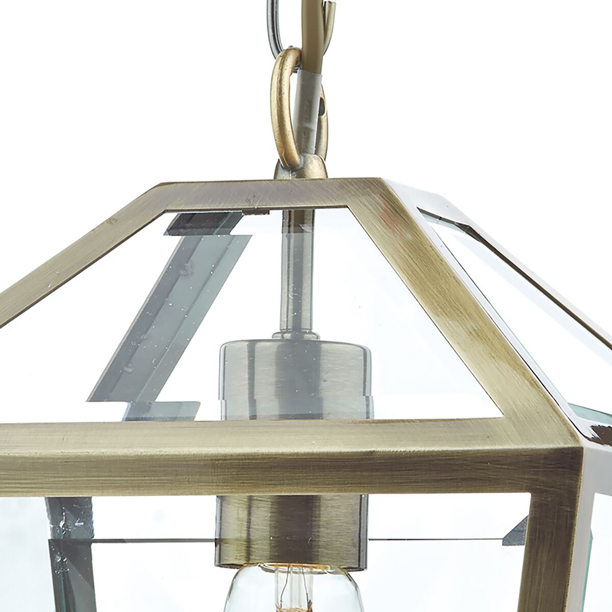 Churchill 1 Light Pendant Antique Brass<br>Antique Brass - Image 4