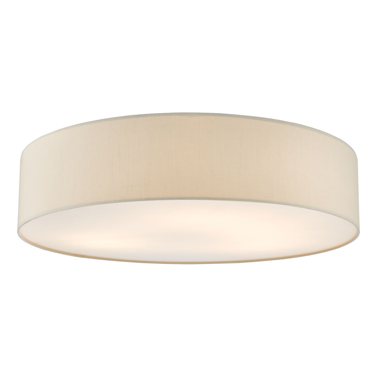 Cierro 6 Light Flush Taupe With Diffuser 80cm<br>Taupe