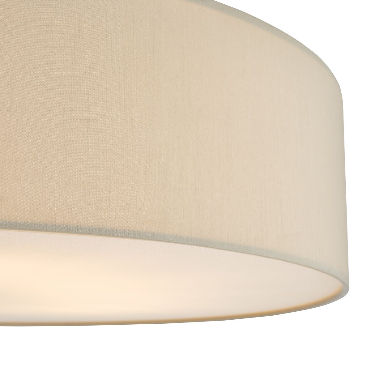 Cierro 6 Light Flush Taupe With Diffuser 80cm<br>Taupe - Image 3