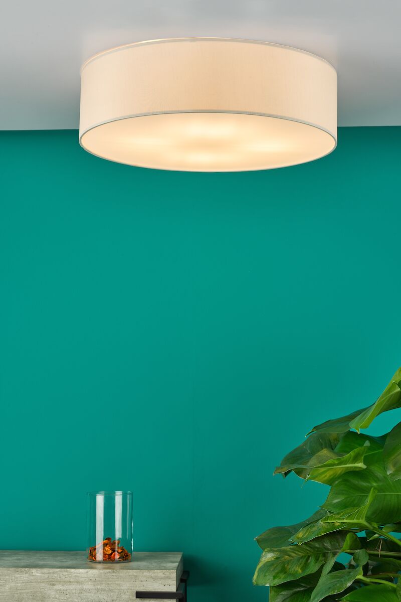 Cierro 4 Light Flush Taupe With Diffuser 60cm<br>Taupe - Image 4