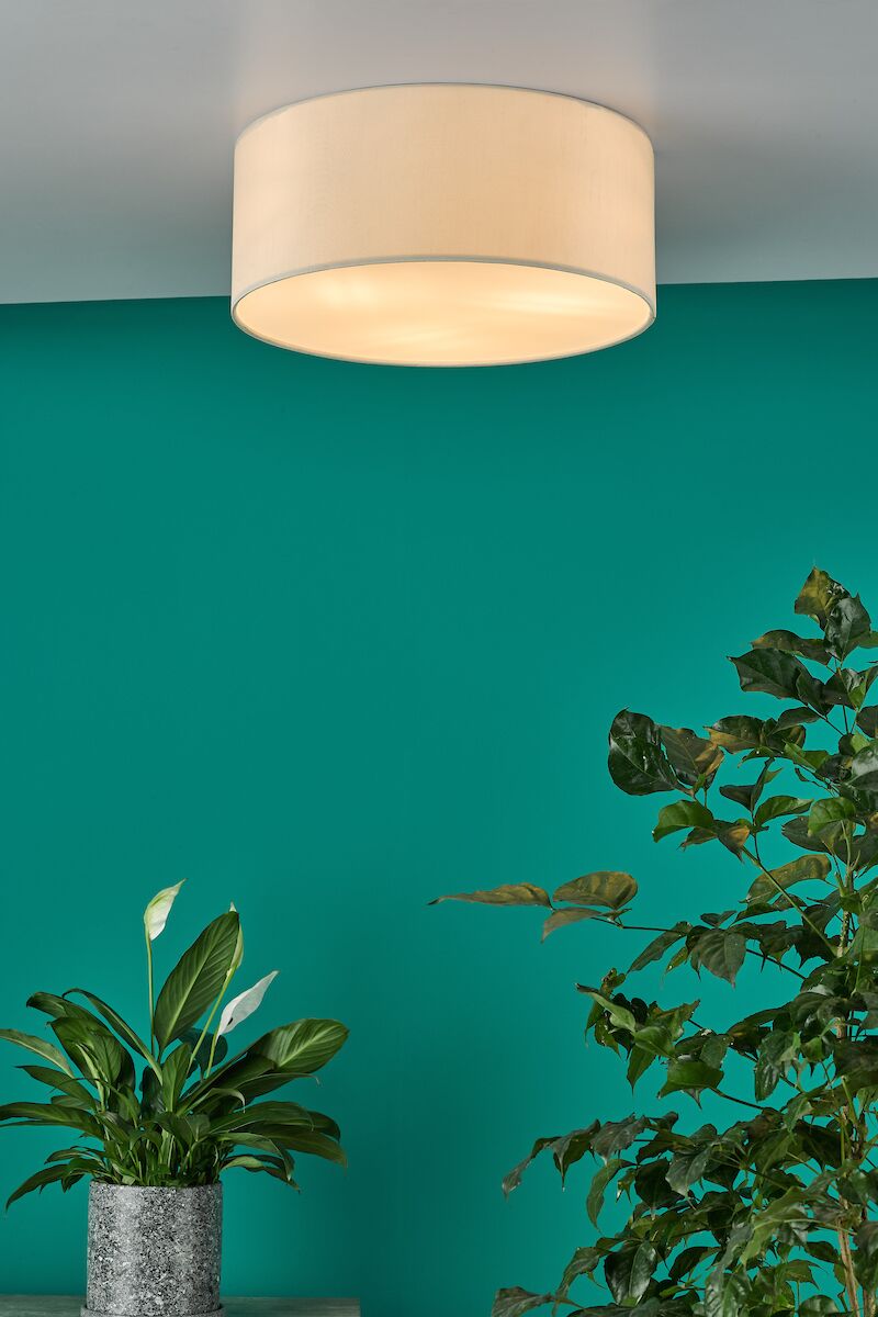 Cierro 3 Light Flush Taupe With Diffuser 40cm<br>Taupe - Image 4
