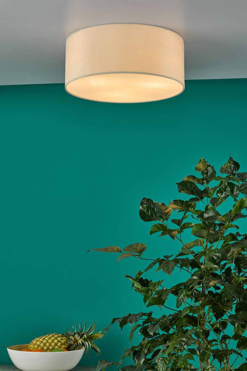 Cierro 3 Light Flush Taupe With Diffuser 40cm<br>Taupe - Image 5