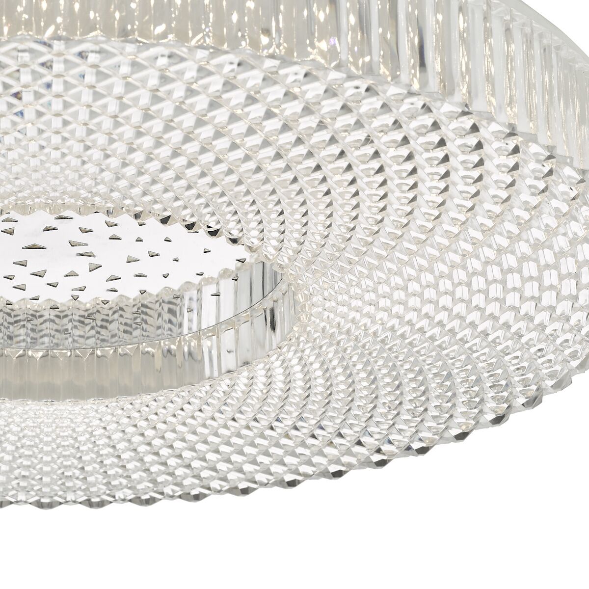 Cimona Flush Acrylic Large LED<br>Clear - Image 4