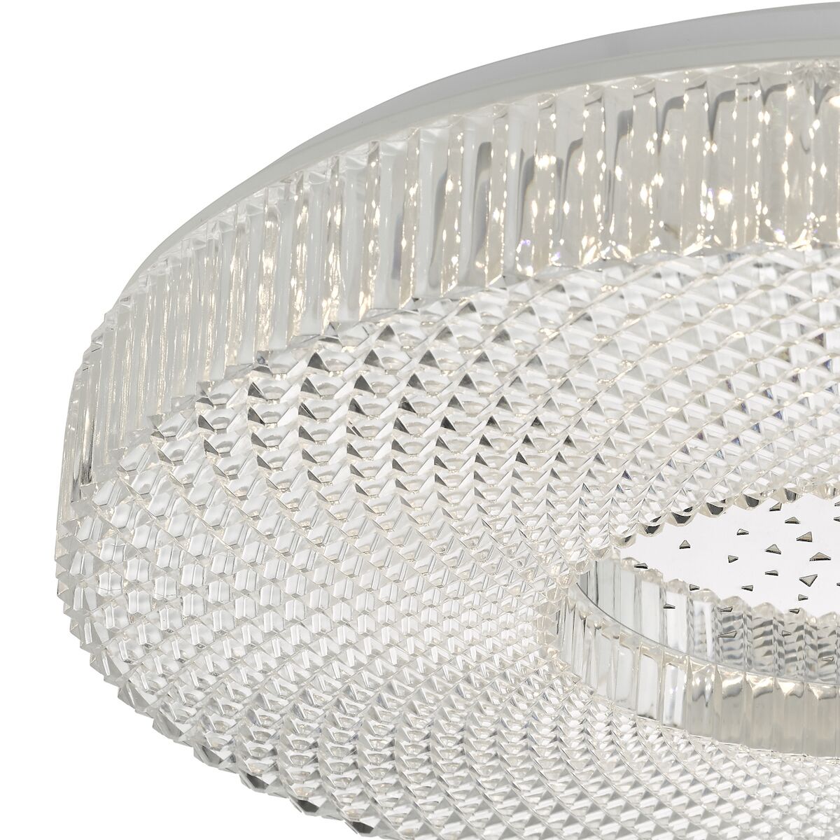 Cimona Flush Acrylic Large LED<br>Clear - Image 5