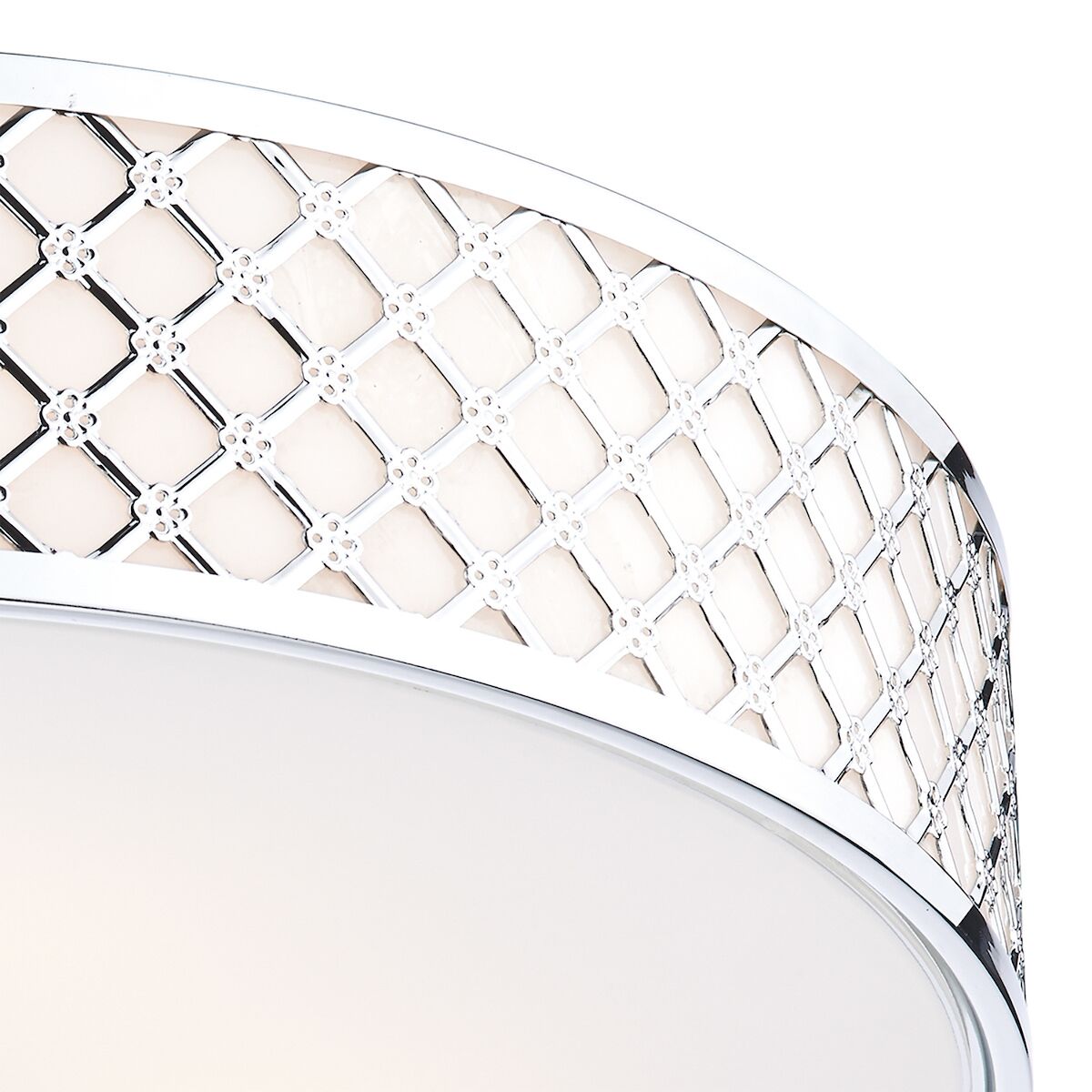 Civic 5 Light Flush Large Polished Chrome<br>Polished Chrome - Image 2