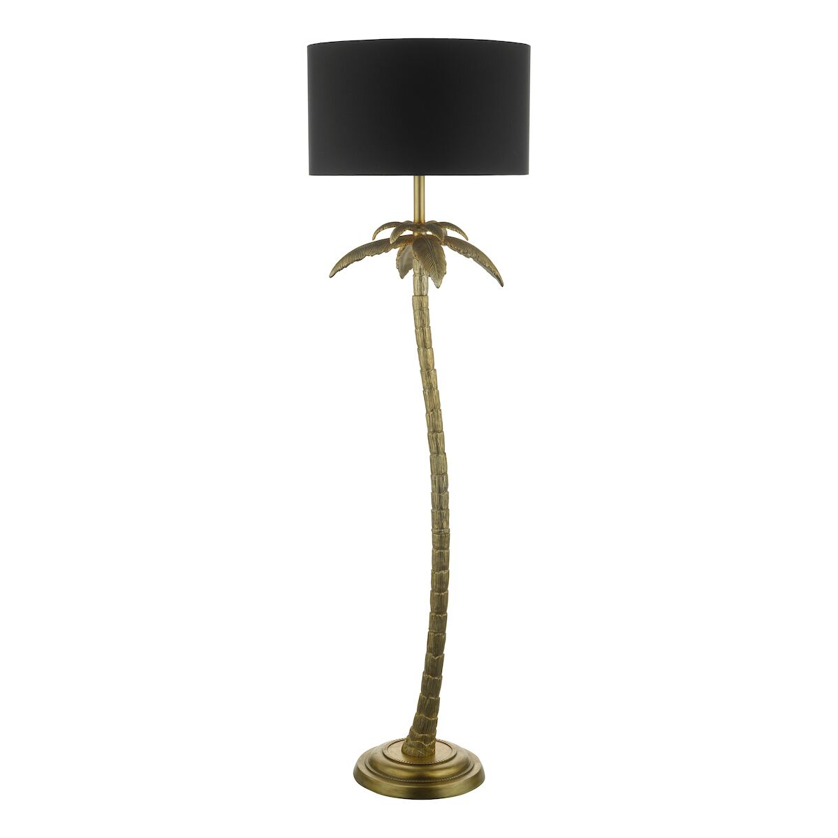Coco Floor Lamp Antique Gold With Shade <br>Antique Gold - Image 2
