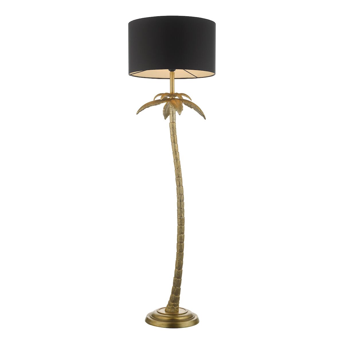 Coco Floor Lamp Antique Gold With Shade <br>Antique Gold - Image 3