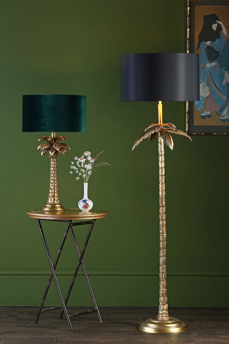 Coco Floor Lamp Antique Gold With Shade <br>Antique Gold - Image 10