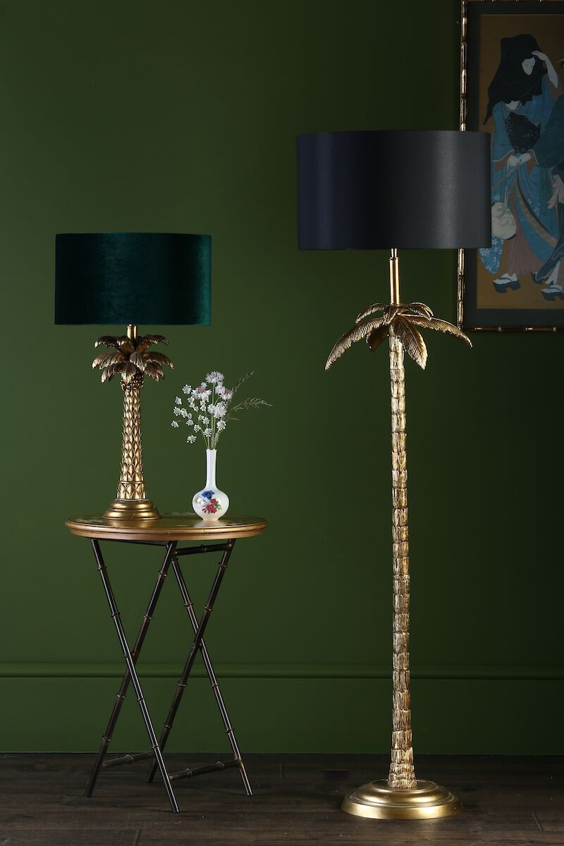 Coco Floor Lamp Antique Gold With Shade <br>Antique Gold - Image 11
