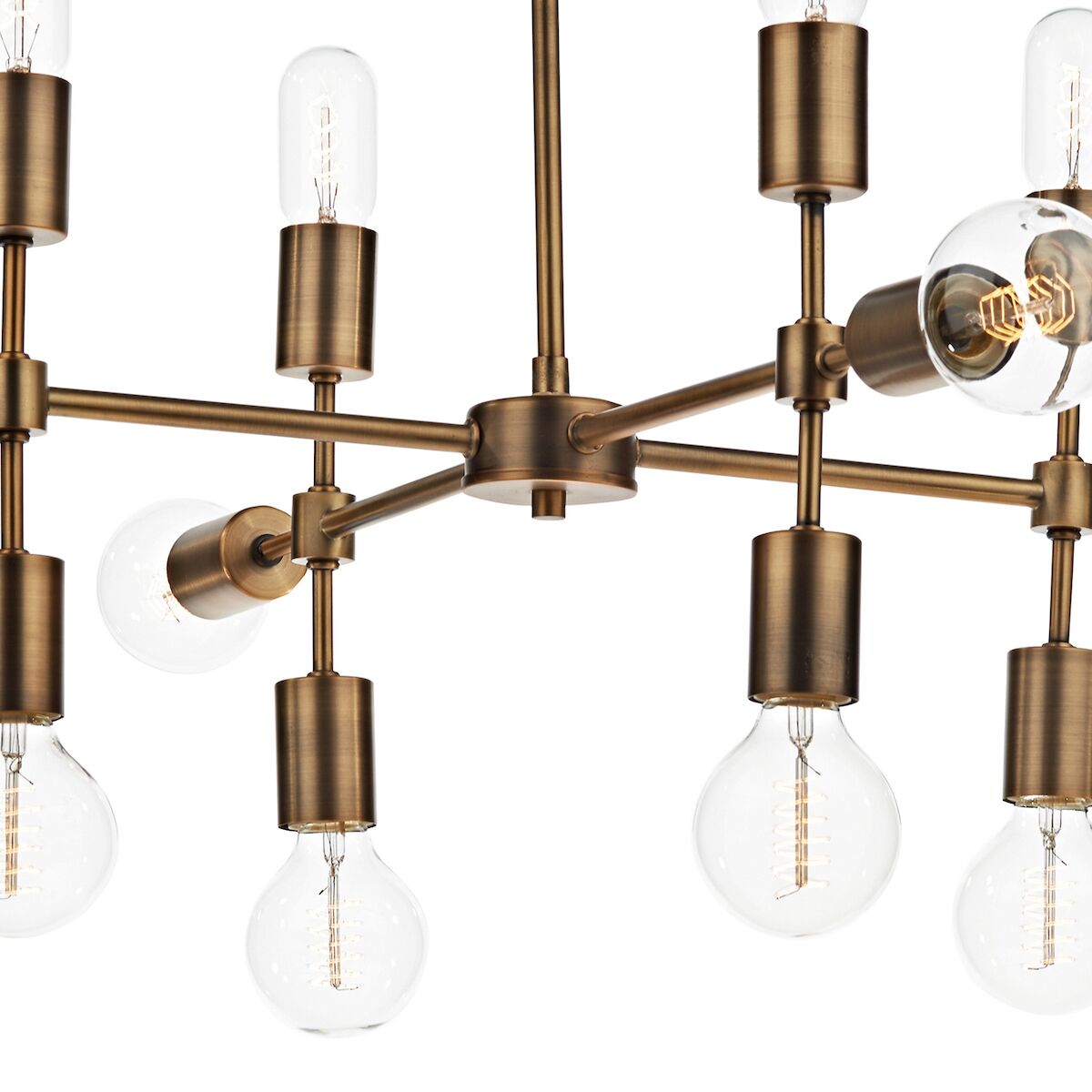 Code 12 Light Pendant Old Gold<br>Aged Gold - Image 3