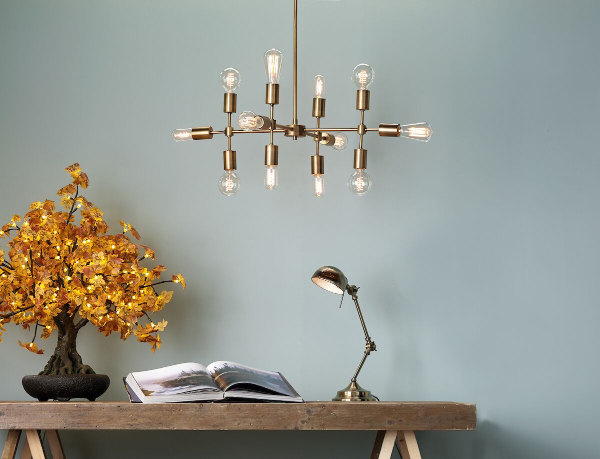 Code 12 Light Pendant Old Gold<br>Aged Gold - Image 5