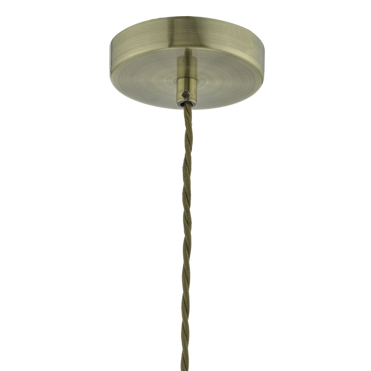 Curtis Pendant Antique Brass & Champagne Glass<br>Antique Brass - Image 4