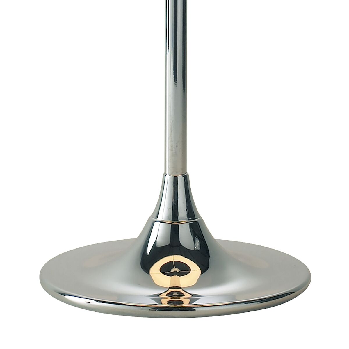 Delta Table Lamp Polished Chrome With Shade <br>Polished Chrome - Image 3