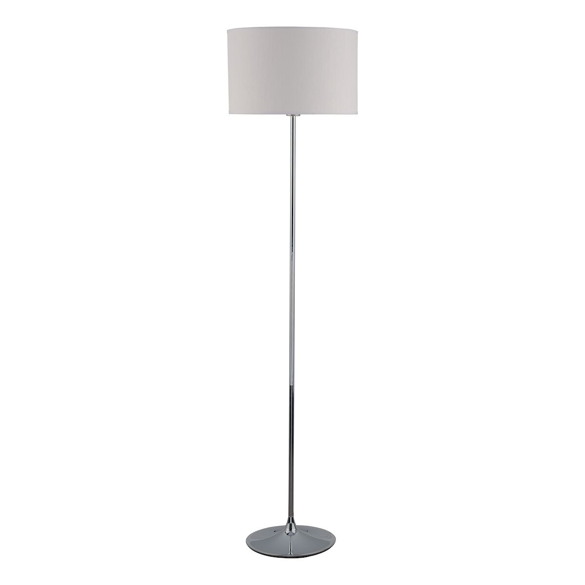 Delta Floor Lamp Polished Chrome With Shade <br>Polished Chrome - Image 2