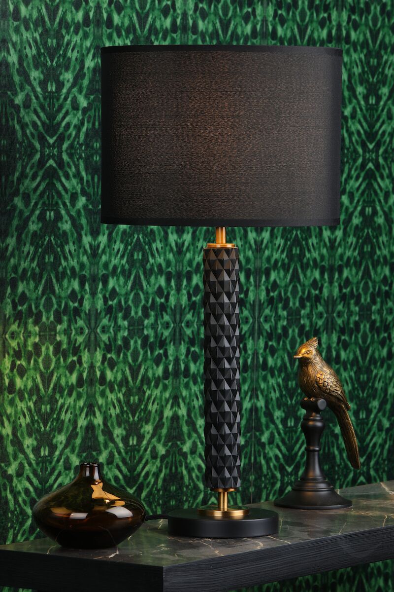 Emani Table Lamp Black Aged Gold Base Only<br>Black - Image 4