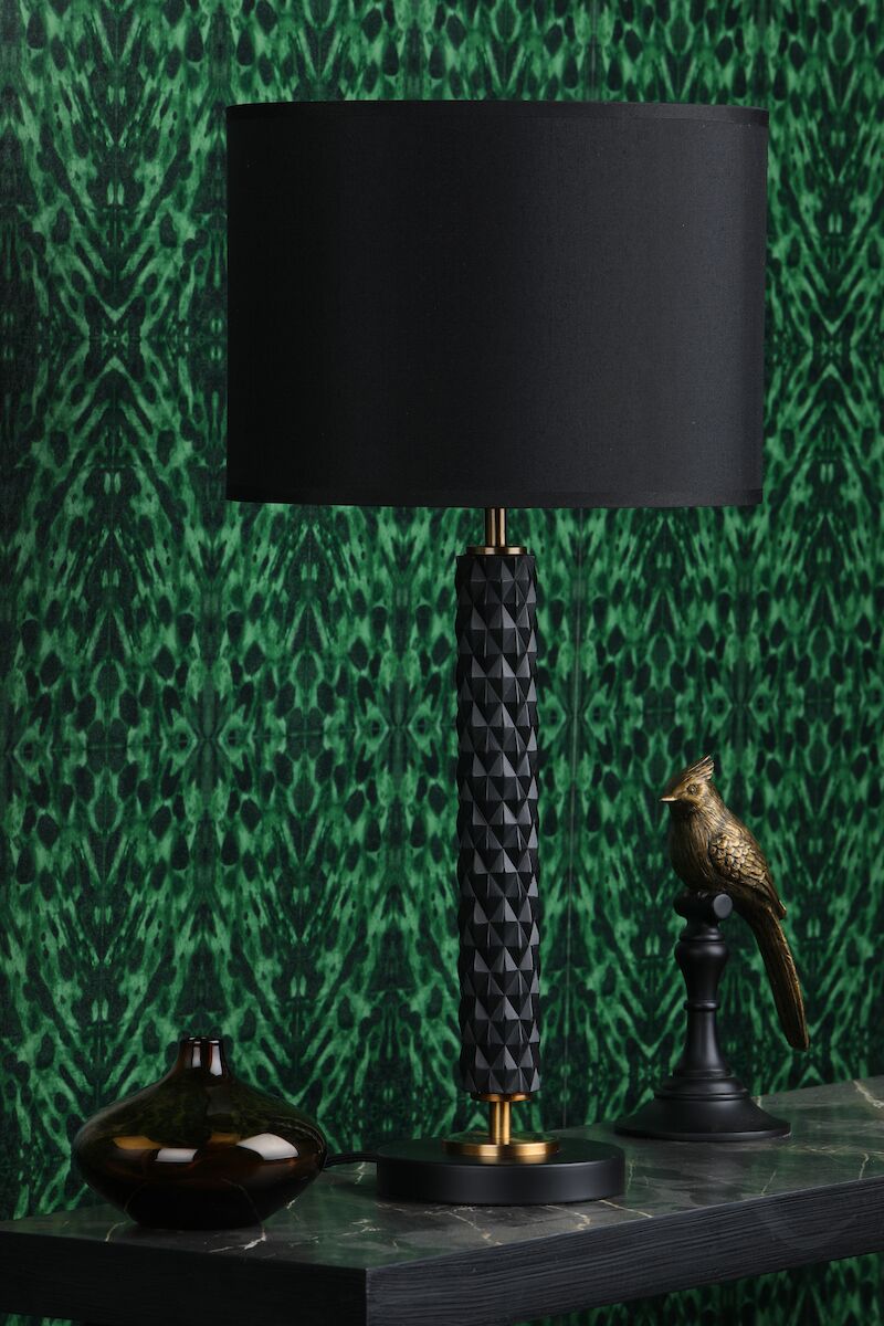 Emani Table Lamp Black Aged Gold Base Only<br>Black - Image 5