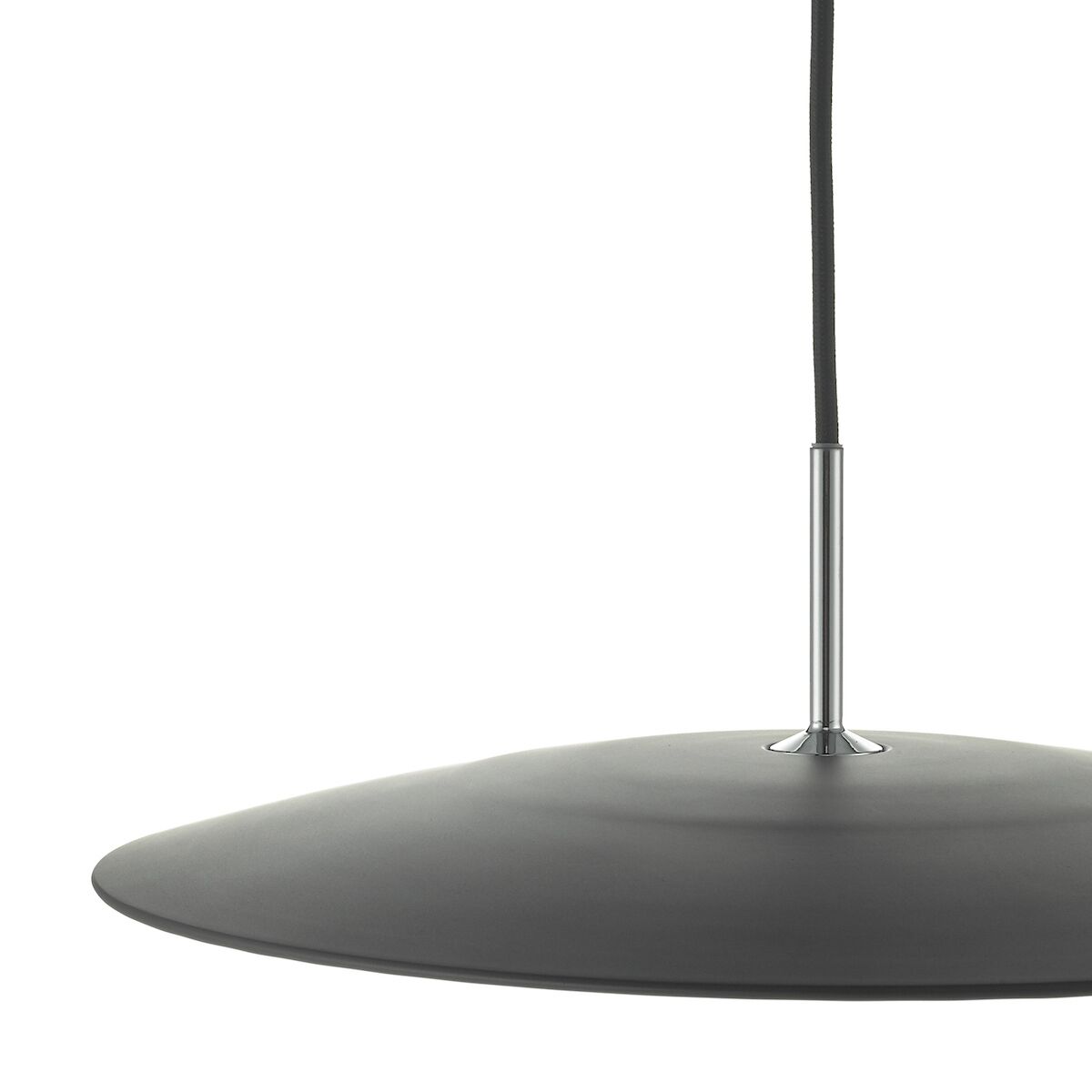 Enoch Pendant Matt Black & Stainless Steel LED<br>Matt Black - Image 3