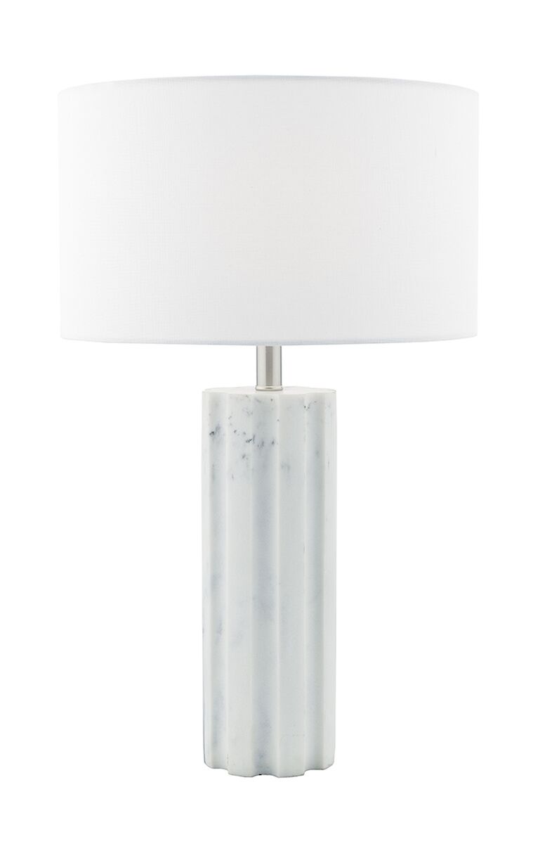 Erebus Table Lamp Marble Effect With Shade <br>Marble Effect