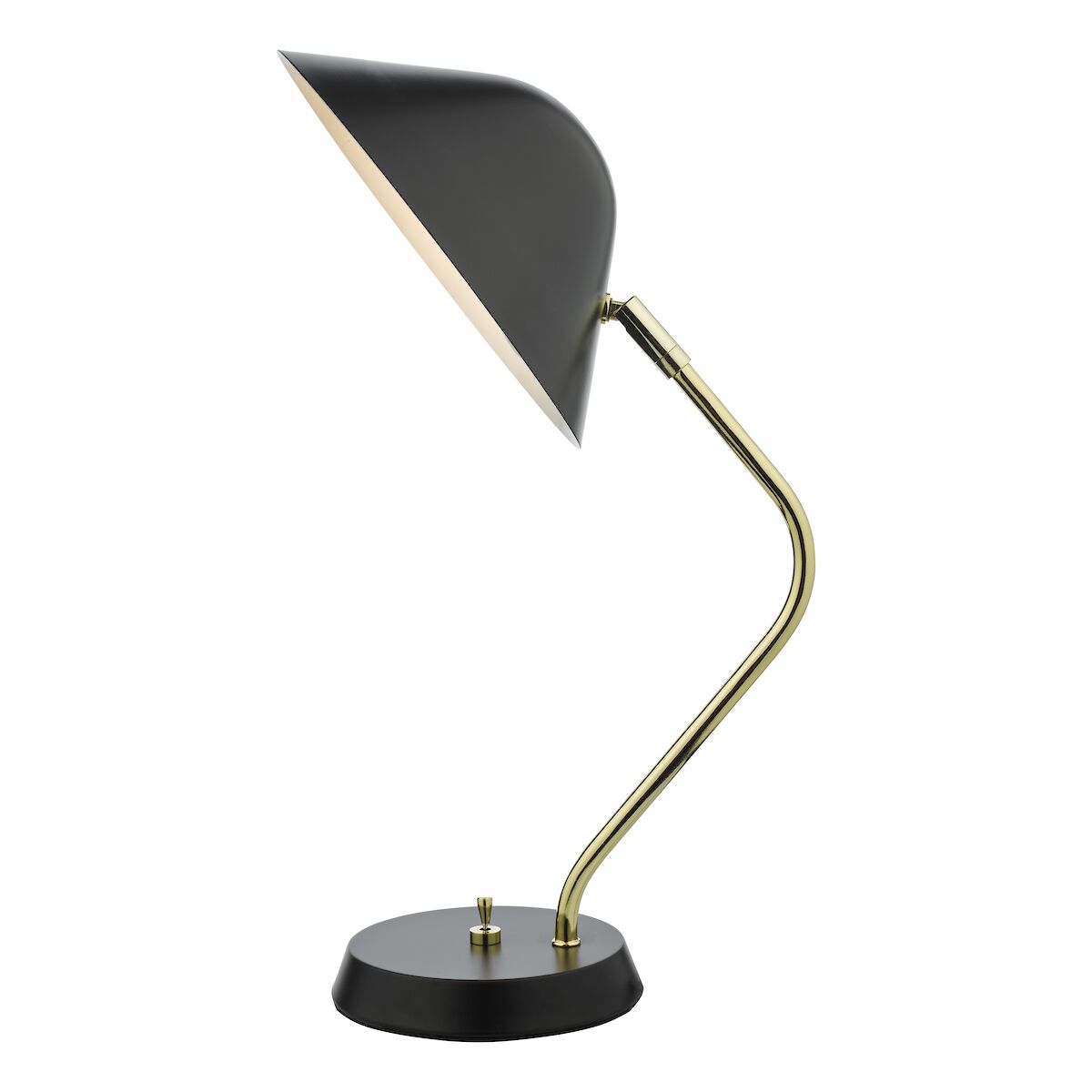 Erna Task Table Lamp Polished Brass Satin Black<br>Polished Brass - Image 6