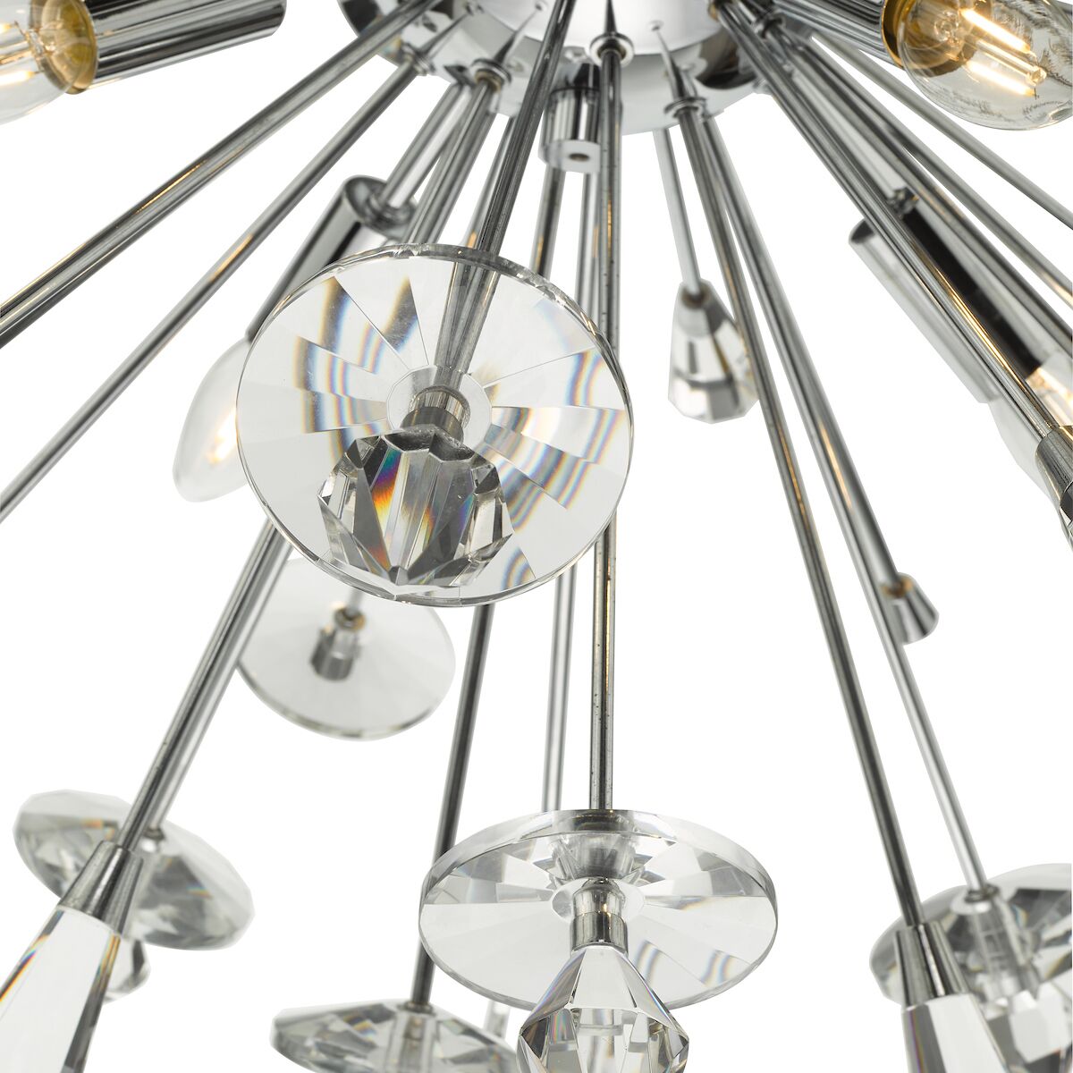 Exodus 8 Light Pendant Polished Chrome Crystal<br>Polished Chrome - Image 4