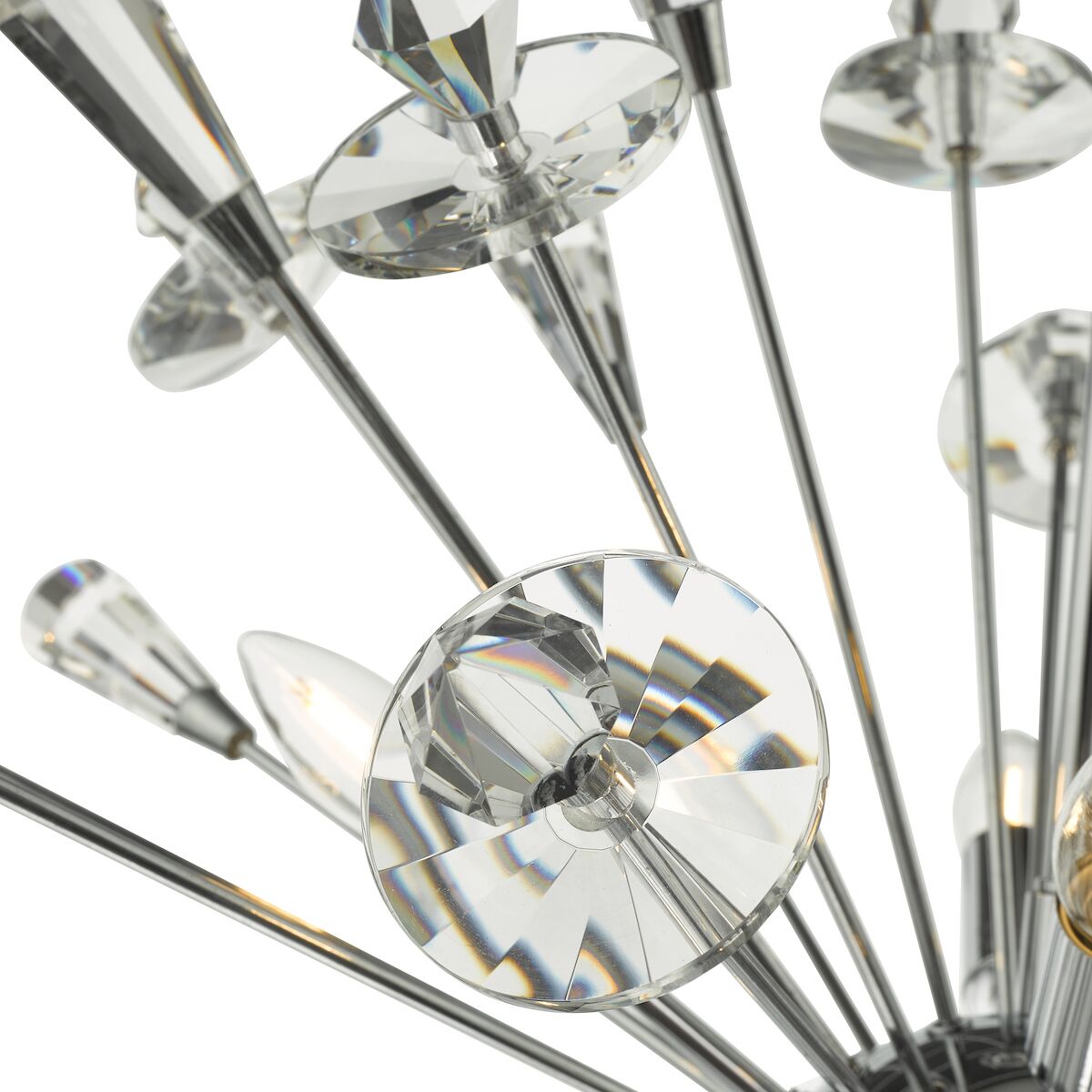 Exodus 8 Light Pendant Polished Chrome Crystal<br>Polished Chrome - Image 5