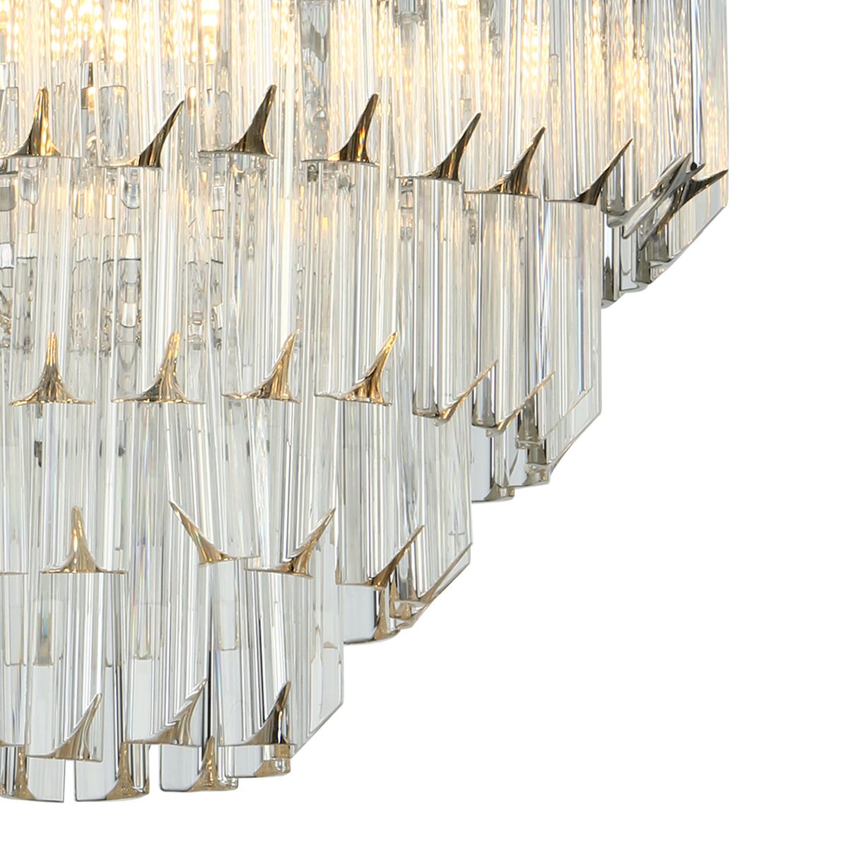 Fame 5 Light Pendant Polished Chrome Glass<br>Glass - Image 5