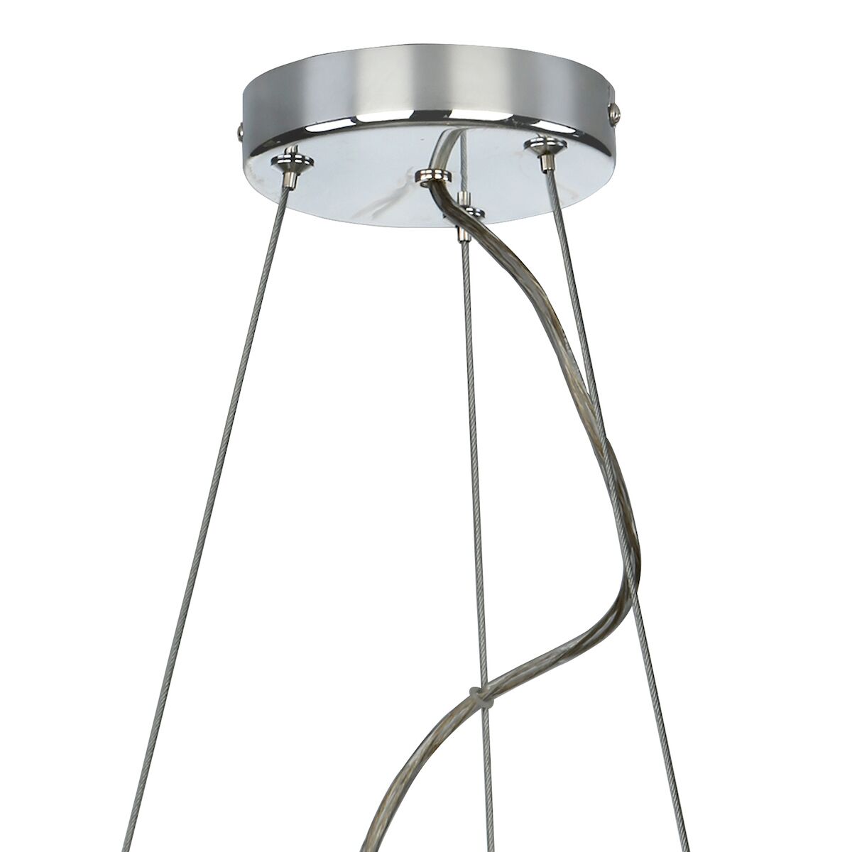 Fame 5 Light Pendant Polished Chrome Glass<br>Glass - Image 6