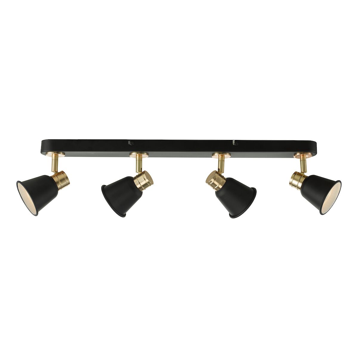 Fry 4 Light Bar Spotlight Black & Rose Gold<br>Matt Black
