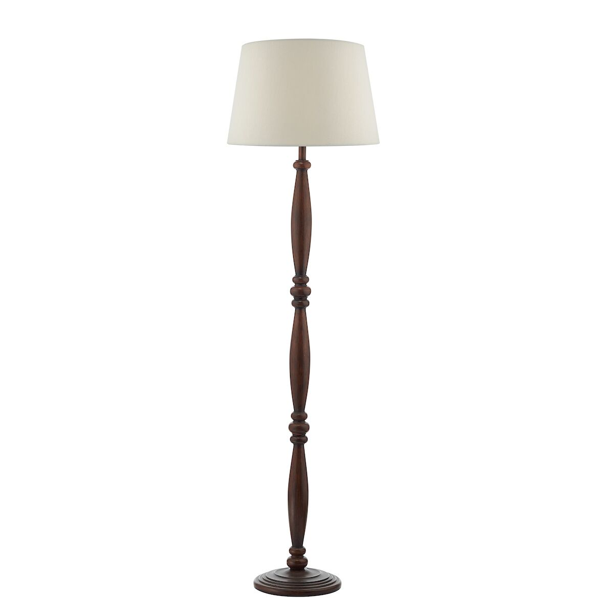 Hayward Floor Lamp Dark Wood Base Only<br>Wood Effect - Image 2