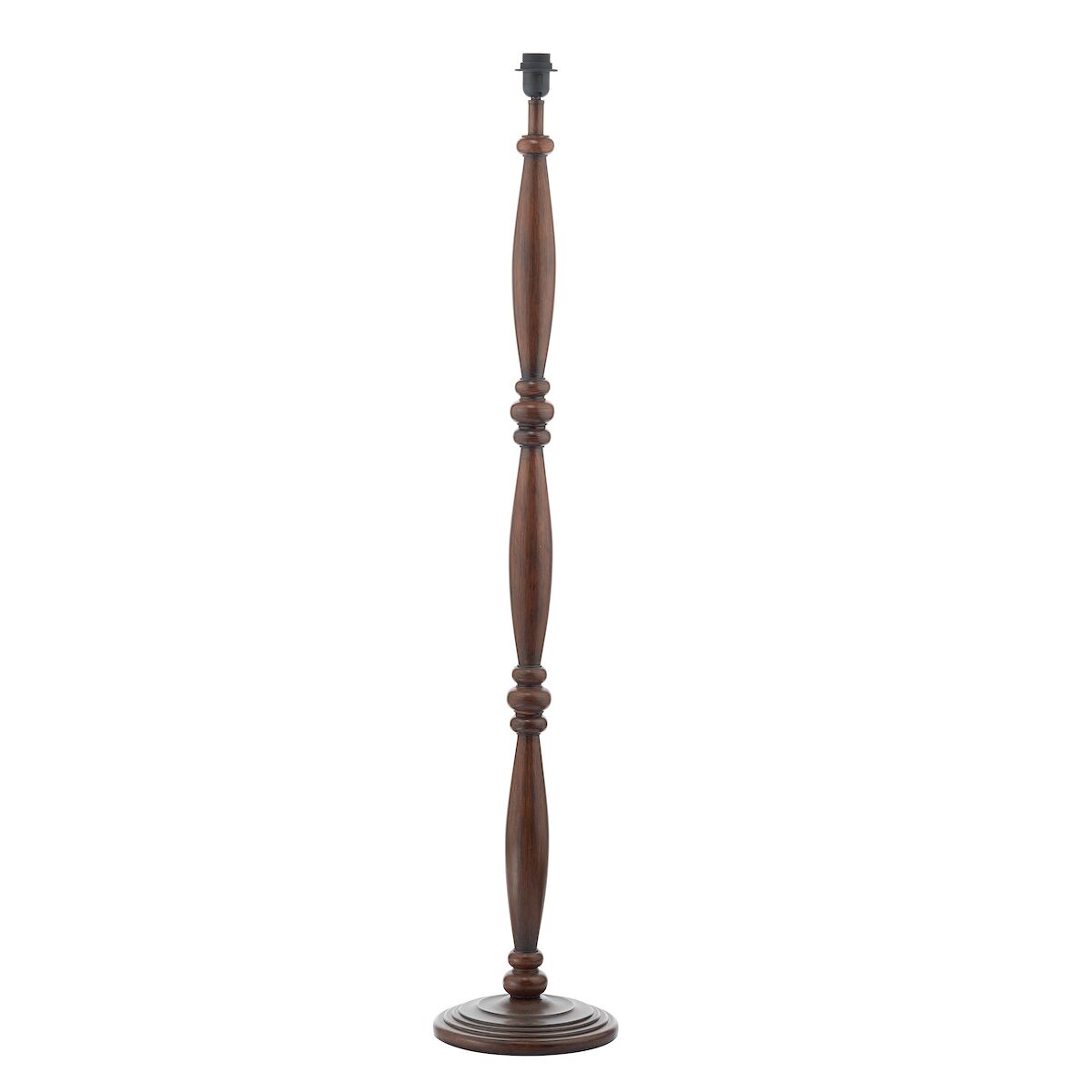Hayward Floor Lamp Dark Wood Base Only<br>Wood Effect - Image 3