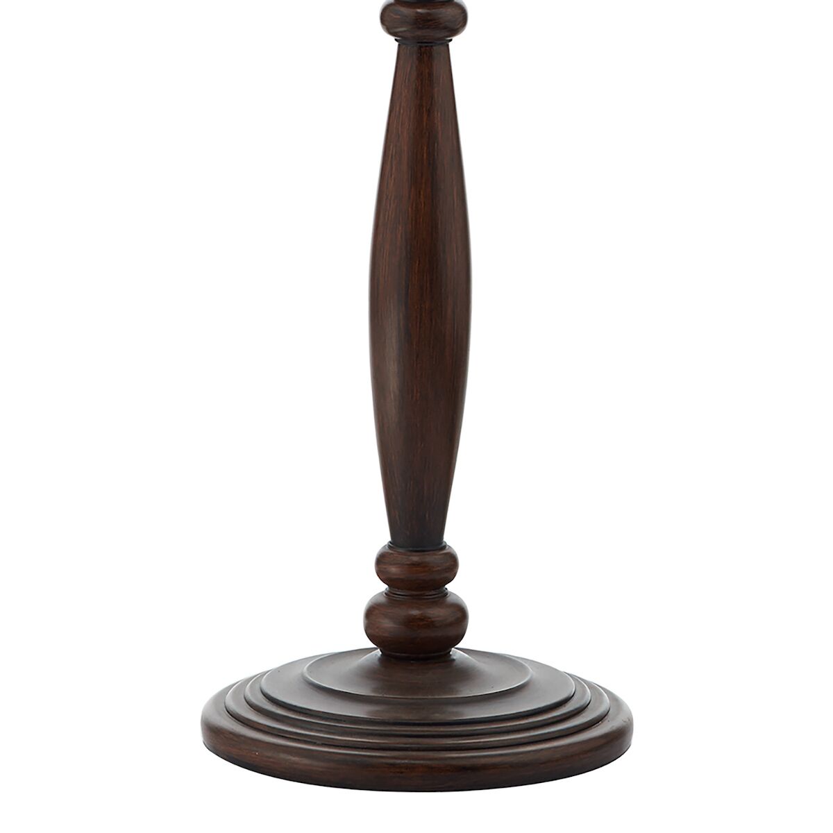 Hayward Floor Lamp Dark Wood Base Only<br>Wood Effect - Image 4