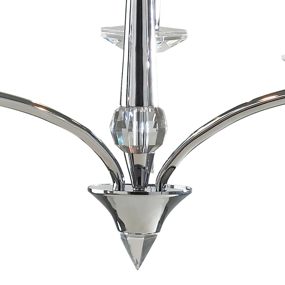 Hyperion 3 Light Dual Mount Pendant Polished Chrome Crystal<br>Polished Chrome - Image 2