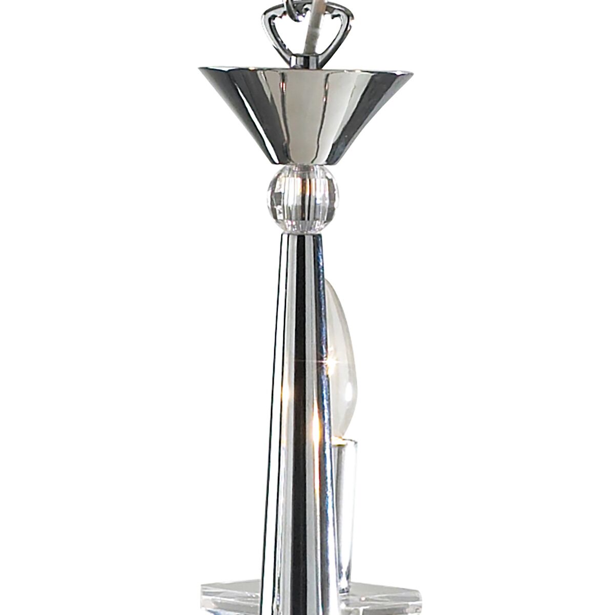 Hyperion 3 Light Dual Mount Pendant Polished Chrome Crystal<br>Polished Chrome - Image 3