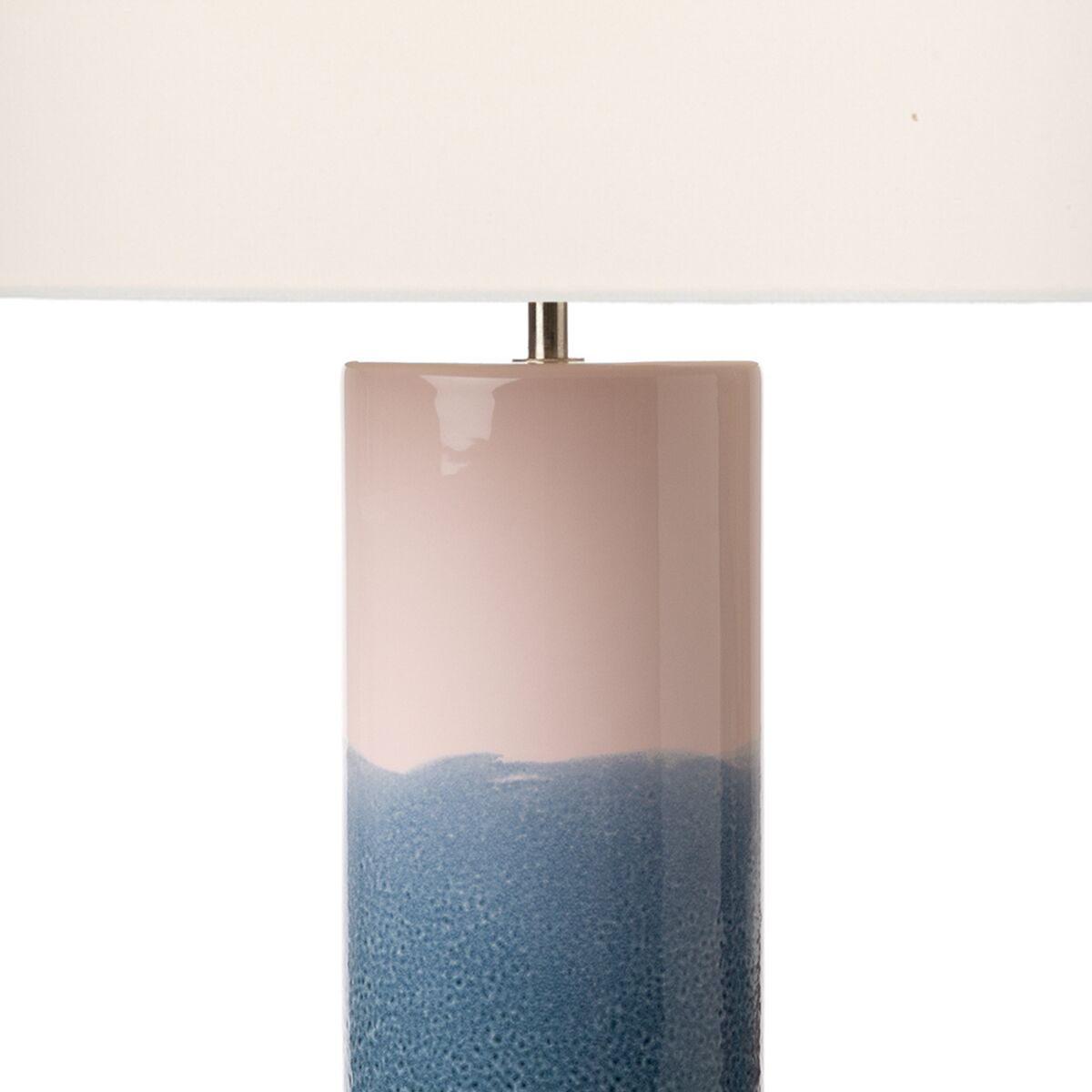 Ignatio Table Lamp Ceramic Pink & Blue Base Only<br>Multi Coloured Ceramic - Image 4