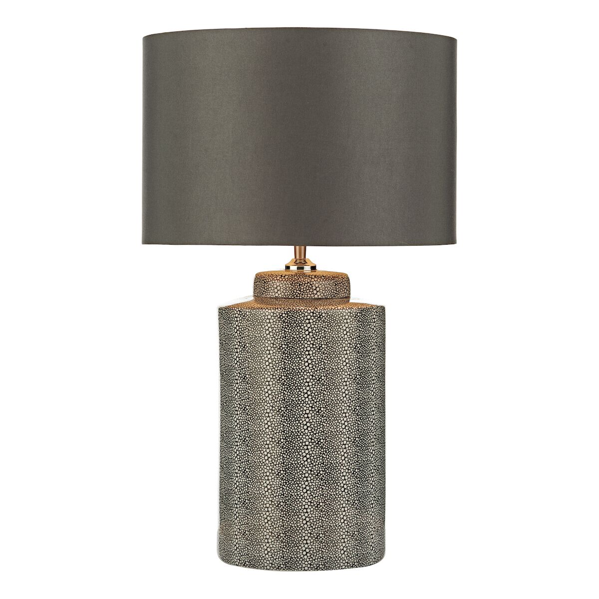 Igor Table Lamp Grey Shagreen Base Only<br>Grey Ceramic
