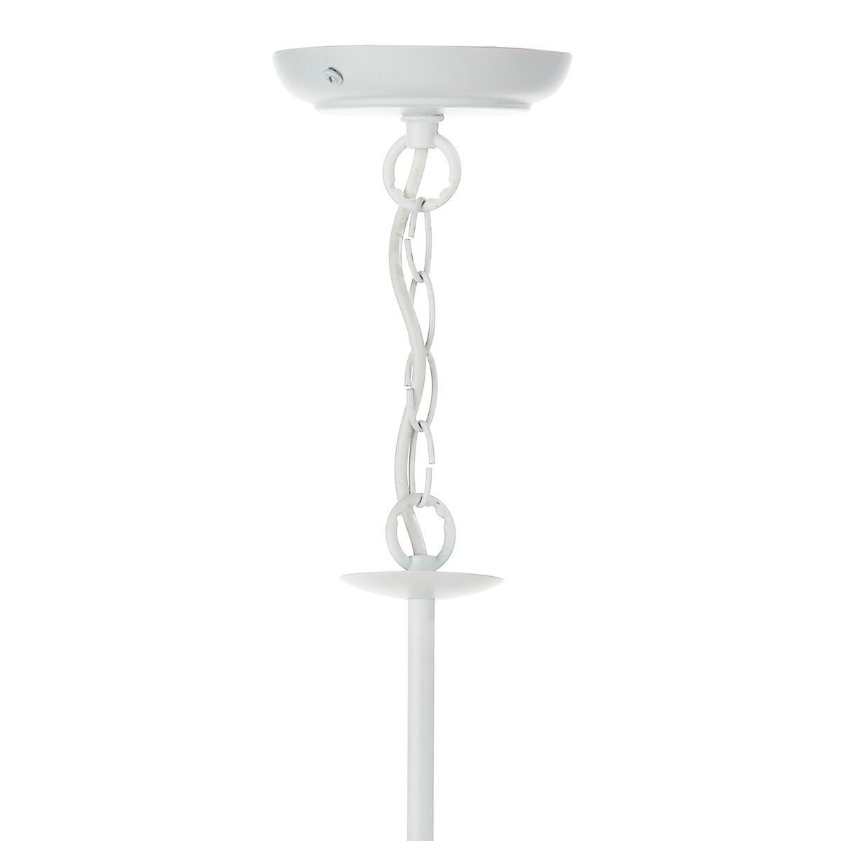 Irwin 8 Light Pendant Dual Mount White<br>Matt White - Image 8