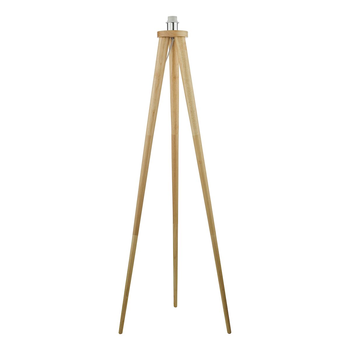 Ivor Tripod Floor Lamp Light Oak Base Only<br>Light Wood - Image 3