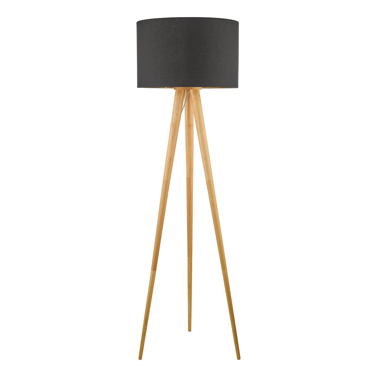 Ivor Tripod Floor Lamp Light Oak Base Only<br>Light Wood - Image 7