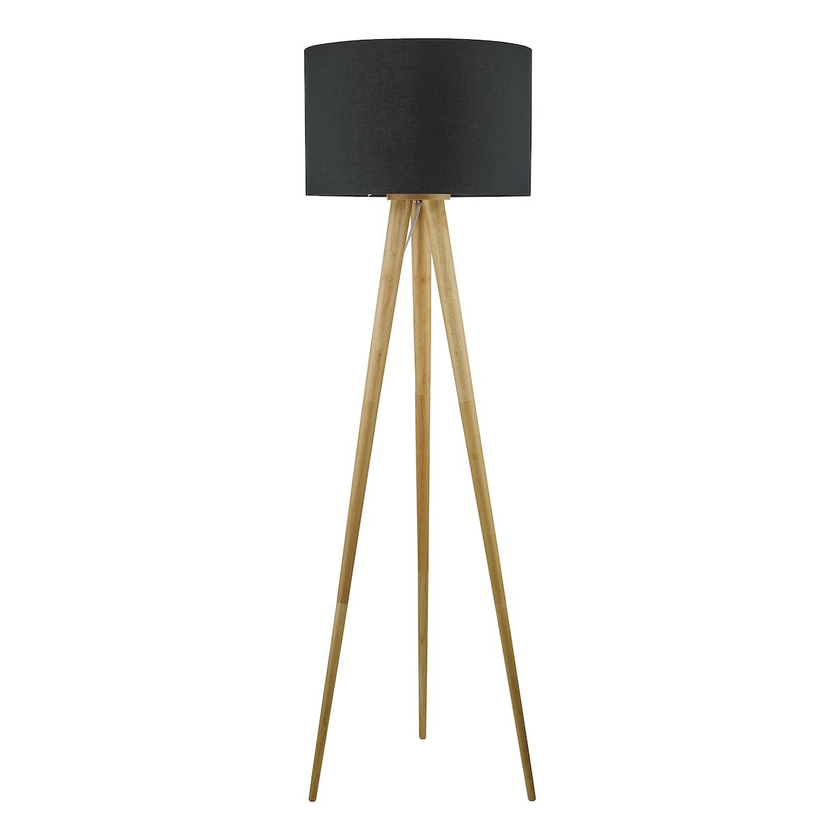 Ivor Tripod Floor Lamp Light Oak Base Only<br>Light Wood - Image 8